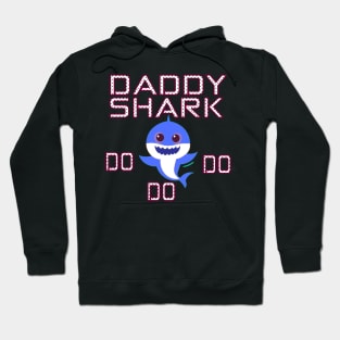 Men's new style Daddy Shark T-shirt Hoodie